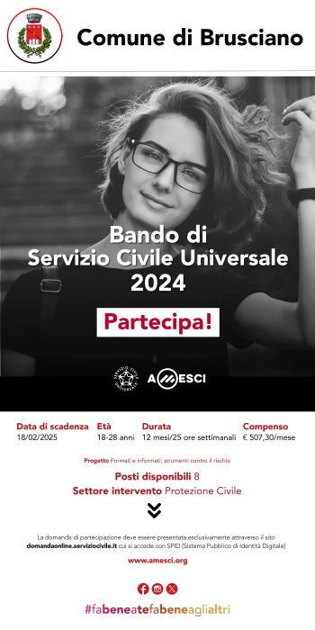 Bando Servizio Civile Universale 2024